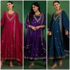 Simran By Nsf Pure Vichitra Silk  With Embrodeiry Work Kurti With Bottom Dupatta Wholesale Suppliers In Mumbai